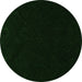 Round Abstract Green Modern Rug, abs5360grn