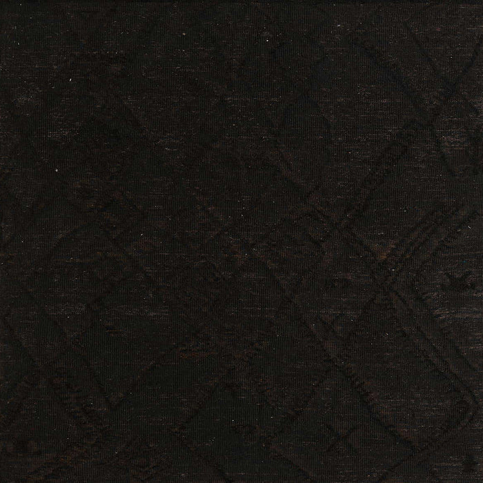 Square Machine Washable Abstract Black Rug, wshabs5360