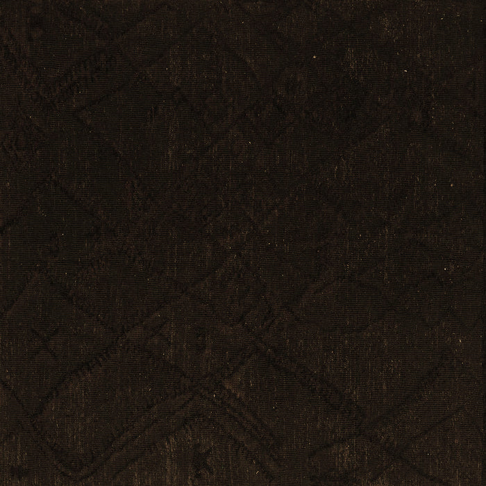 Square Machine Washable Abstract Brown Modern Rug, wshabs5360brn