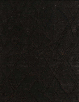 Machine Washable Abstract Black Rug, wshabs5360