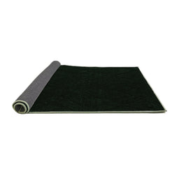 Sideview of Abstract Emerald Green Modern Rug, abs5360emgrn