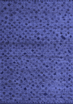 Abstract Blue Modern Rug, abs5361blu