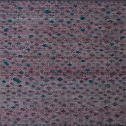 Square Machine Washable Abstract Black Rug, wshabs5361