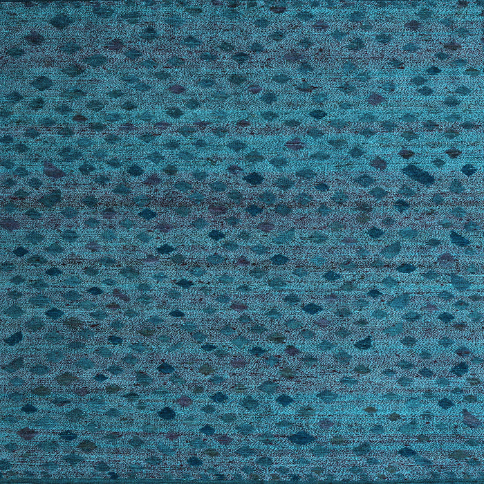 Square Abstract Light Blue Modern Rug, abs5361lblu