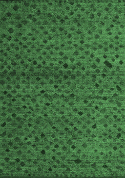Abstract Emerald Green Modern Rug, abs5361emgrn