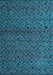 Machine Washable Abstract Light Blue Modern Rug, wshabs5361lblu