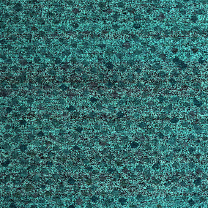 Machine Washable Abstract Turquoise Modern Area Rugs, wshabs5361turq