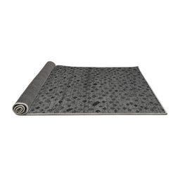 Sideview of Abstract Gray Modern Rug, abs5361gry