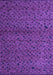 Machine Washable Abstract Purple Modern Area Rugs, wshabs5361pur