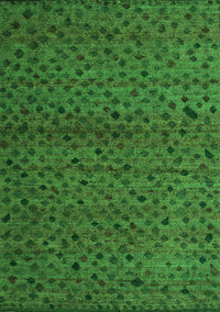 Abstract Green Modern Rug, abs5361grn