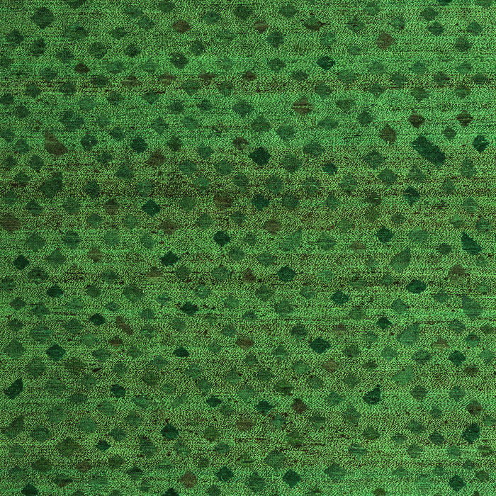 Abstract Green Modern Rug, abs5361grn