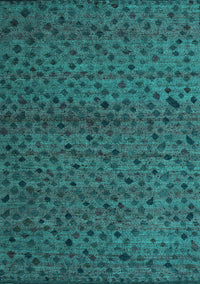 Abstract Turquoise Modern Rug, abs5361turq