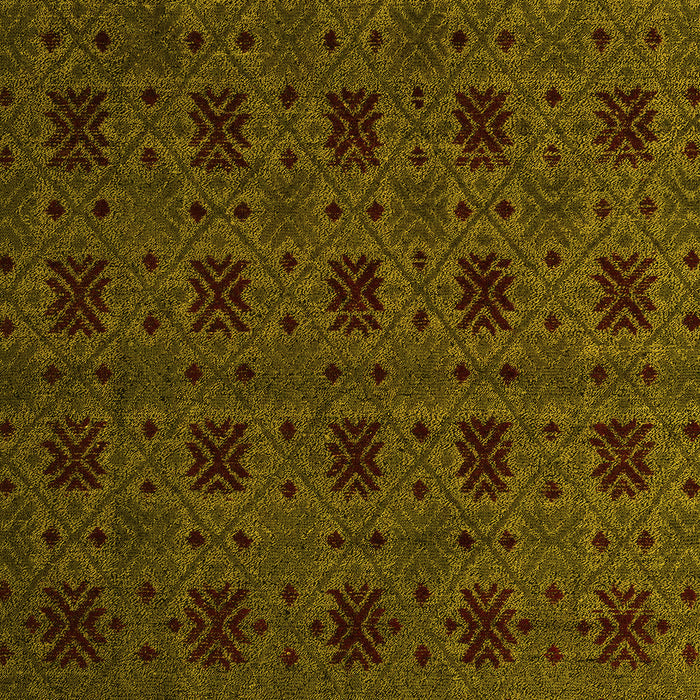 Machine Washable Abstract Yellow Modern Rug, wshabs5362yw