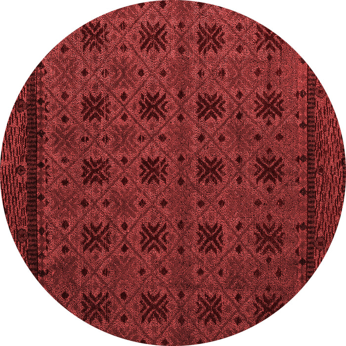 Machine Washable Abstract Red Modern Rug, wshabs5362red
