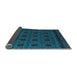 Sideview of Abstract Light Blue Modern Rug, abs5362lblu