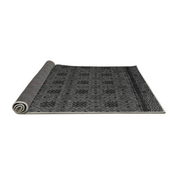 Sideview of Abstract Gray Modern Rug, abs5362gry