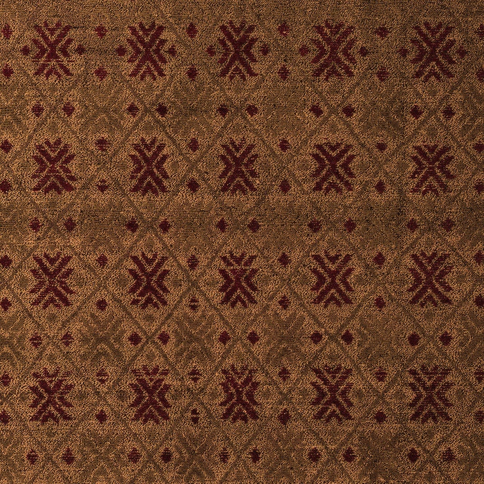 Machine Washable Abstract Orange Modern Area Rugs, wshabs5362org