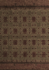 Abstract Brown Modern Rug, abs5362brn