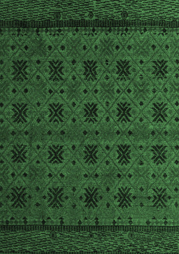 Abstract Emerald Green Modern Rug, abs5362emgrn