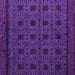 Square Abstract Purple Modern Rug, abs5362pur