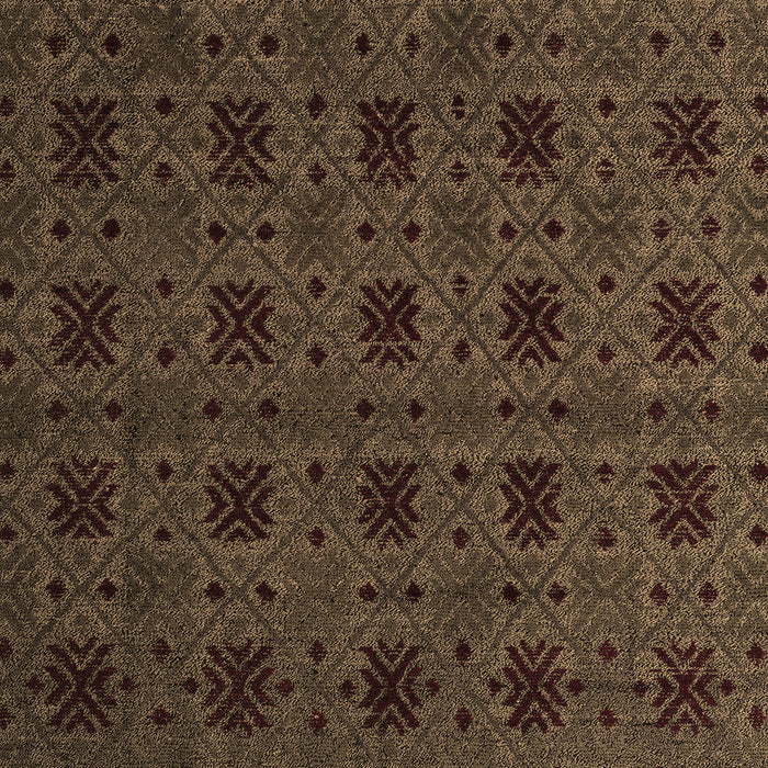 Machine Washable Abstract Brown Modern Rug, wshabs5362brn