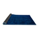 Sideview of Abstract Cobalt Blue Persian Rug, abs5363