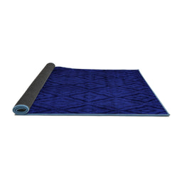 Sideview of Persian Blue Bohemian Rug, abs5363blu