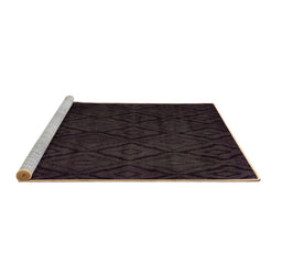 Sideview of Machine Washable Persian Brown Bohemian Rug, wshabs5363brn