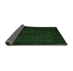 Sideview of Persian Emerald Green Bohemian Rug, abs5363emgrn