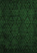 Machine Washable Persian Emerald Green Bohemian Area Rugs, wshabs5363emgrn