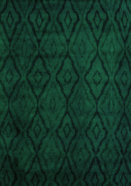 Persian Green Bohemian Rug, abs5363grn