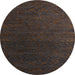 Round Machine Washable Abstract Coffee Brown Rug, wshabs5364