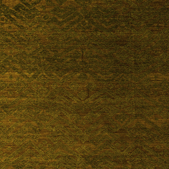 Machine Washable Abstract Yellow Modern Rug, wshabs5364yw