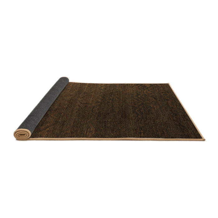 Sideview of Abstract Brown Modern Rug, abs5364brn