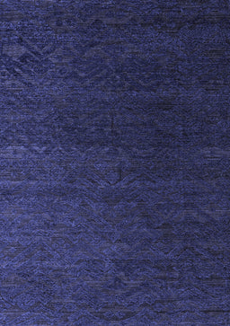 Abstract Blue Modern Rug, abs5364blu