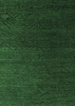 Abstract Emerald Green Modern Rug, abs5364emgrn
