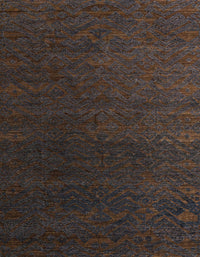 Machine Washable Abstract Coffee Brown Rug, wshabs5364