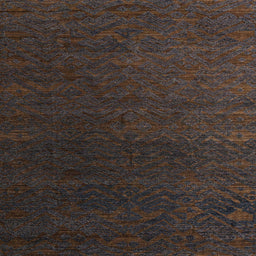 Square Machine Washable Abstract Coffee Brown Rug, wshabs5364