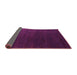 Sideview of Abstract Pink Modern Rug, abs5364pnk