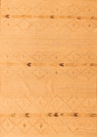 Solid Orange Modern Rug, abs5365org