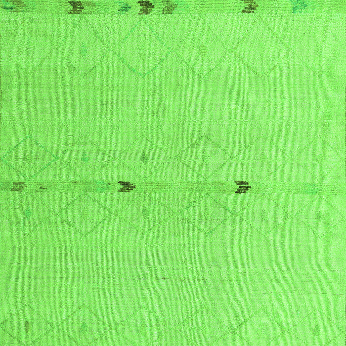 Machine Washable Solid Green Modern Area Rugs, wshabs5365grn