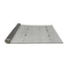 Sideview of Solid Gray Modern Rug, abs5365gry