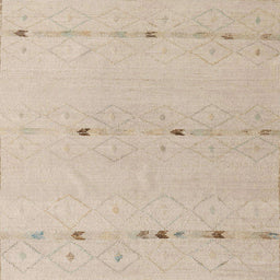 Square Machine Washable Abstract Camel Brown Rug, wshabs5365