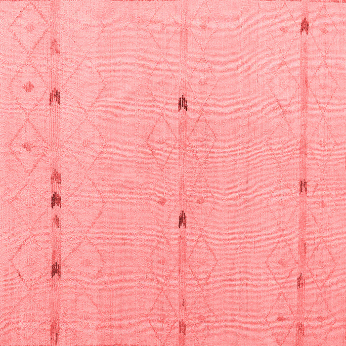 Machine Washable Solid Red Modern Rug, wshabs5365red