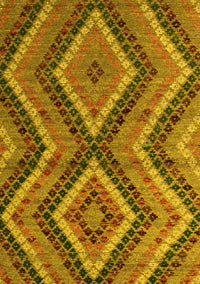 Abstract Yellow Modern Rug, abs5366yw