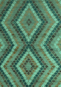 Abstract Turquoise Modern Rug, abs5366turq