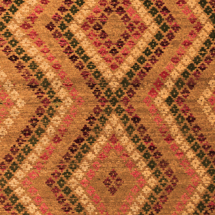 Machine Washable Abstract Orange Modern Area Rugs, wshabs5366org