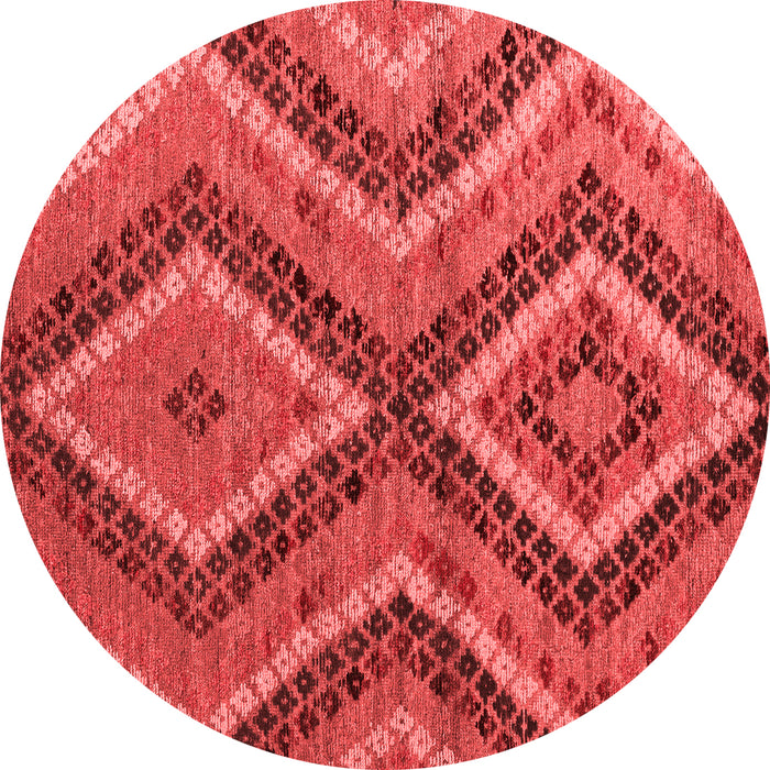 Machine Washable Abstract Red Modern Rug, wshabs5366red