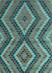 Abstract Light Blue Modern Rug, abs5366lblu