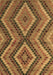 Abstract Brown Modern Rug, abs5366brn